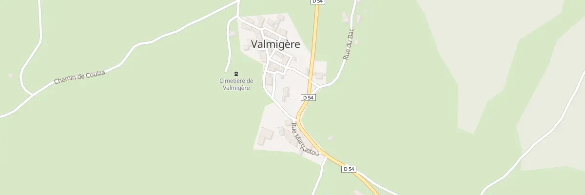 Plan du 23 Le Village à Valmigère