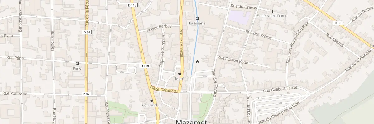 Plan du 16 Rue de l’Arnette à Mazamet