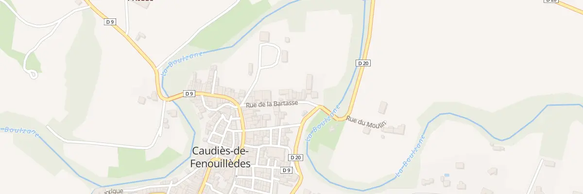 Plan du 11 Rue de la Bartasse à Caudiès-de-Fenouillèdes