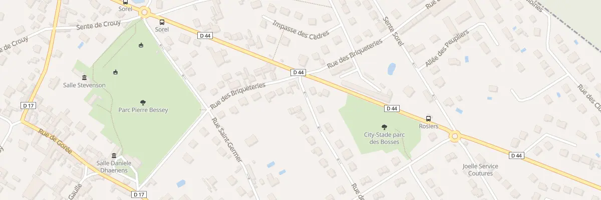 Plan du 22 Rue des Briqueteries à Précy-sur-Oise