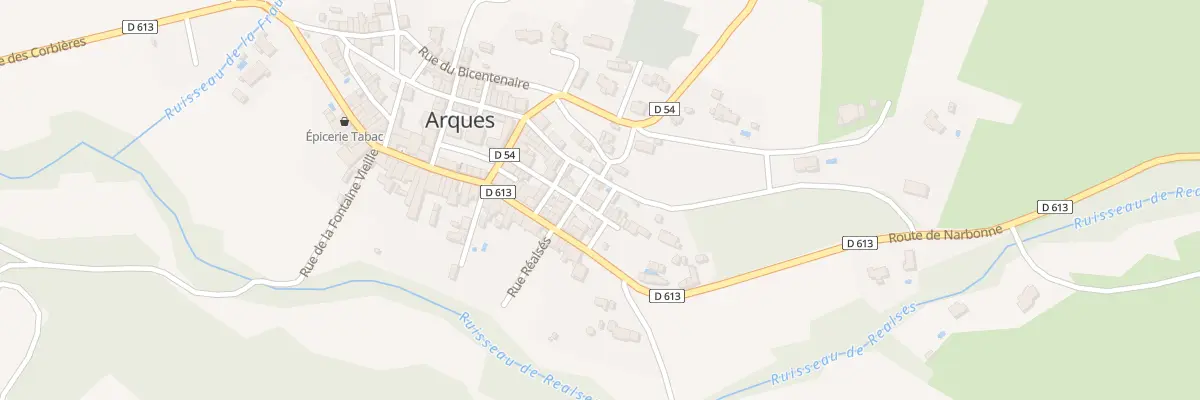 Plan du 56 Le Village à Arques