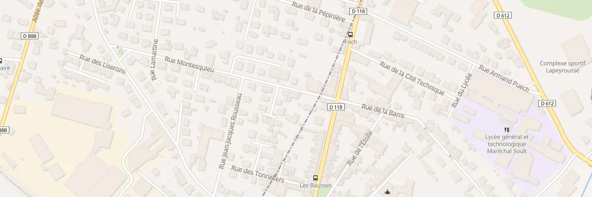 Plan du 5 Rue Montesquieu à Aussillon