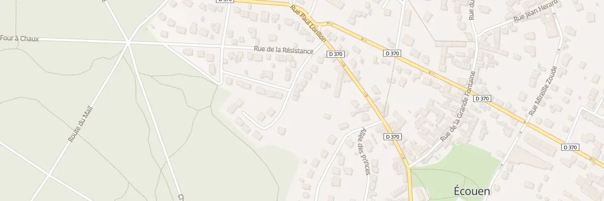 Plan du 13 Rue du Pré Curé à Écouen