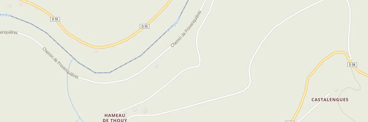 Plan du 5680 Thouy à Lacrouzette