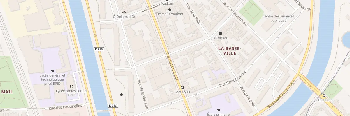 Plan du 55 Rue du Fort Louis à Dunkerque