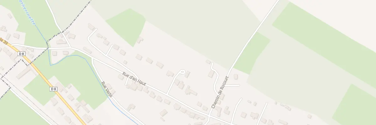 Plan du 25 Rue d’En Haut à Roëllecourt