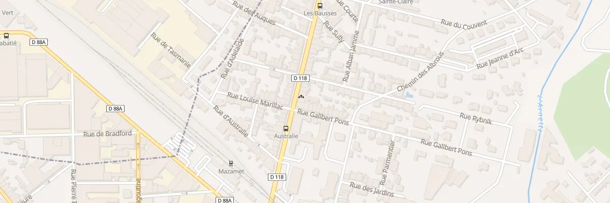 Plan du 6 Av Marechal Foch à Mazamet