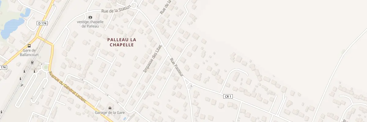 Plan du 18 Rue Pasteur à Ballancourt-sur-Essonne