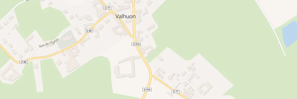 Plan du 3 Rue de Saint-pol à Valhuon