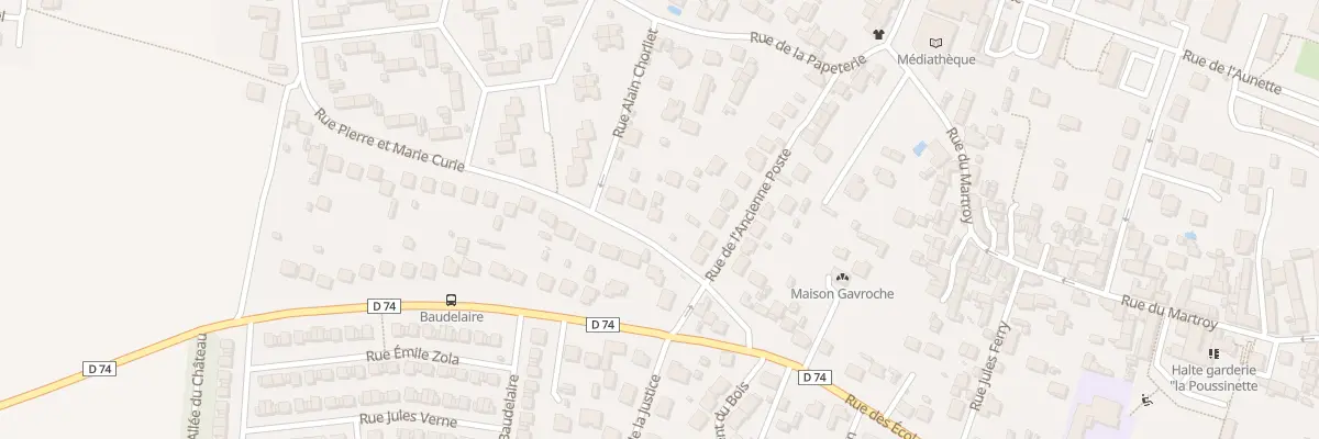 Plan du 12 Rue Pierre et Marie Curie à Ballancourt-sur-Essonne