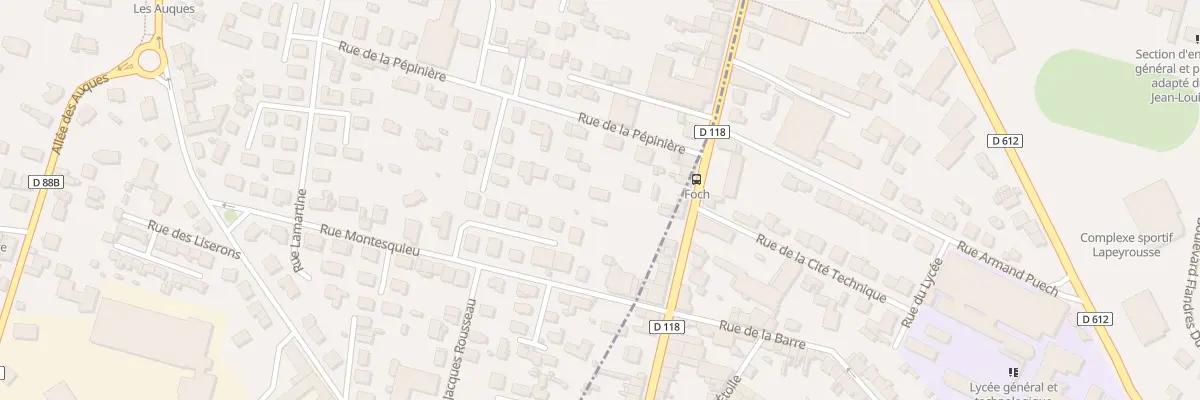 Plan du 28 Rue de la Pépinière à Aussillon