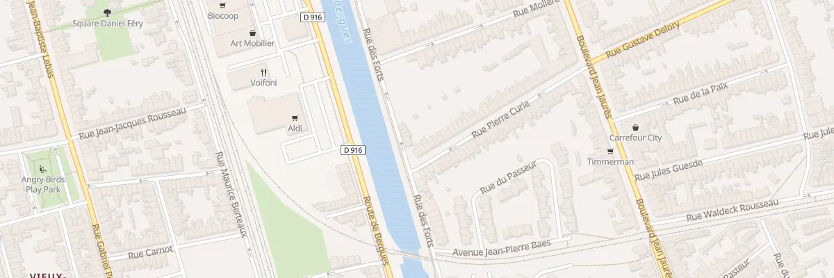 Plan du 60 Rue Pierre Curie à Coudekerque-Branche