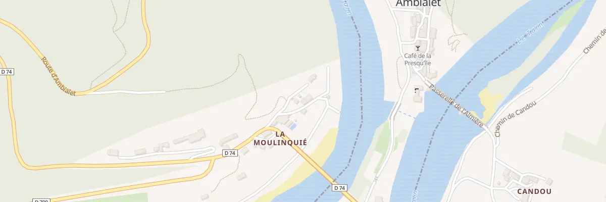 Plan du 5076 La Moulinquie à Saint-Cirgue