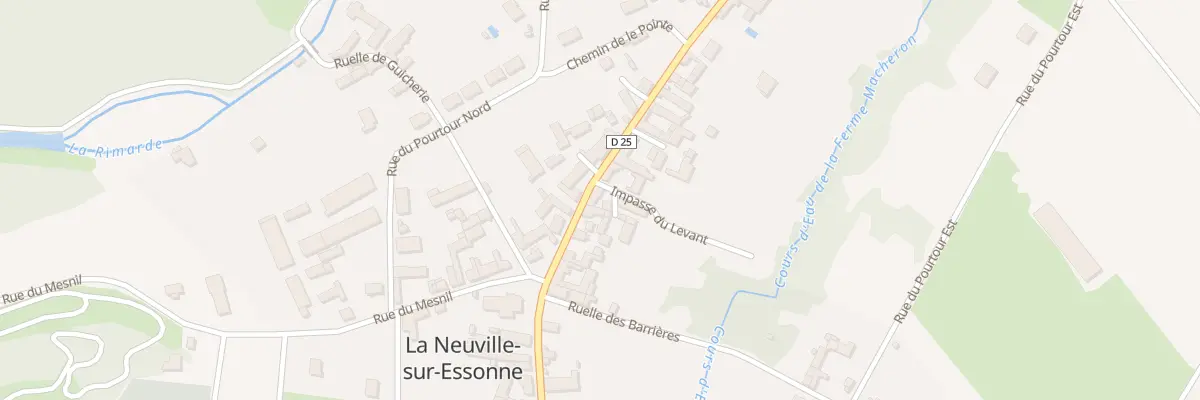 Plan du 2 Imp du Levant à La Neuville-sur-Essonne