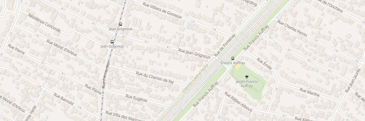 Plan du 11 Rue Jean Grignoux à Stains