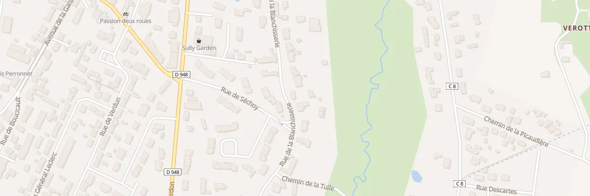 Plan du 43 Rue de la Blanchisserie à Sully-sur-Loire