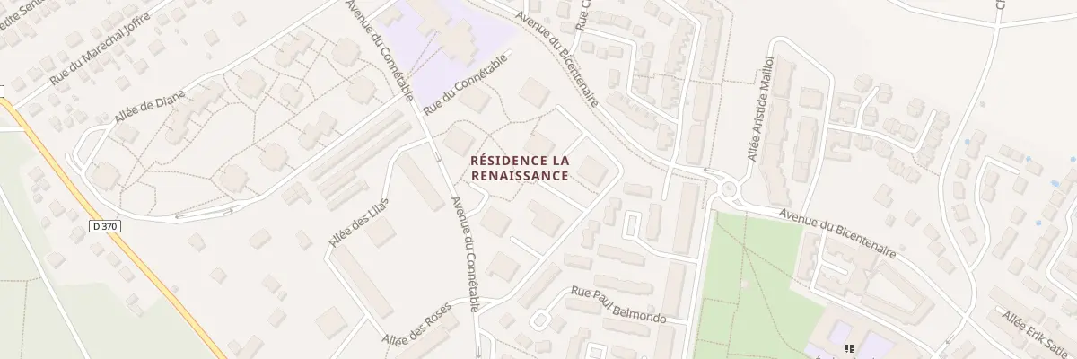 Plan du 7 Av de la Renaissance à Écouen