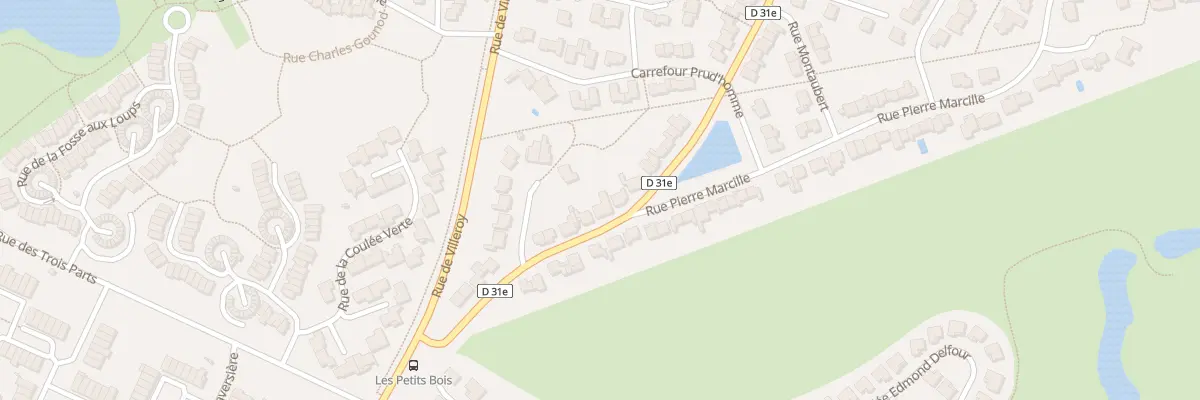 Plan du 74 Rue Charles de Gaulle à Bondoufle