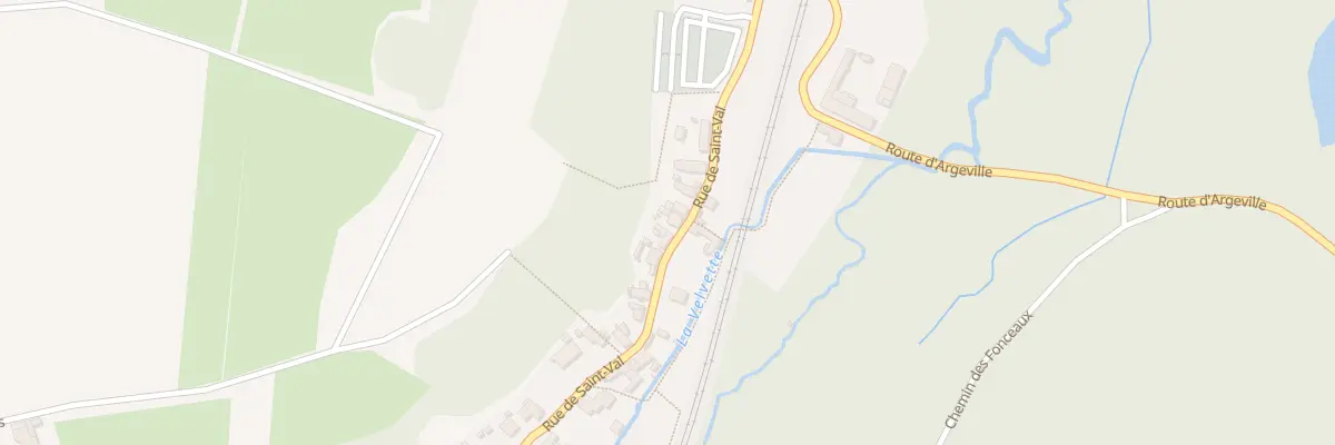 Plan du 35 Rue de St Val à Boigneville