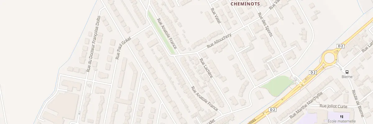 Plan du 22 Rue Anatole France à Cappelle-la-Grande