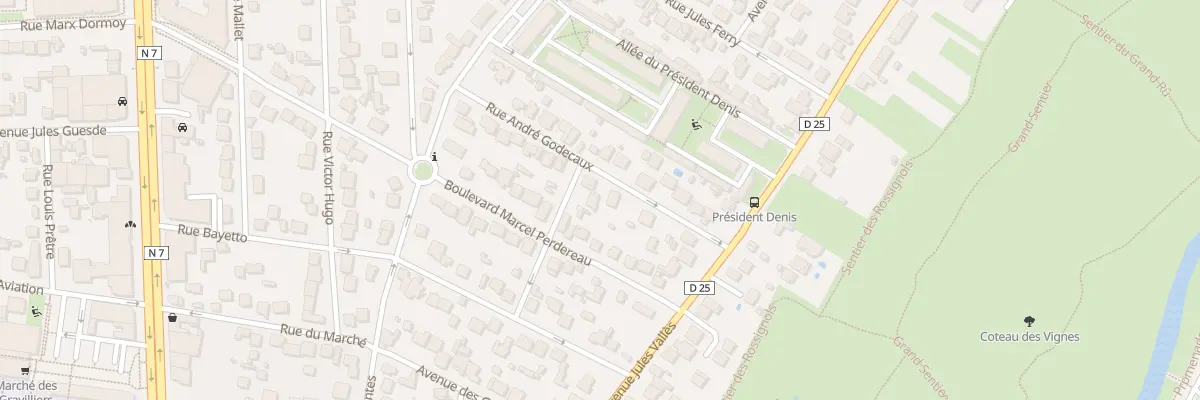 Plan du 11 Rue André Godecaux à Athis-Mons