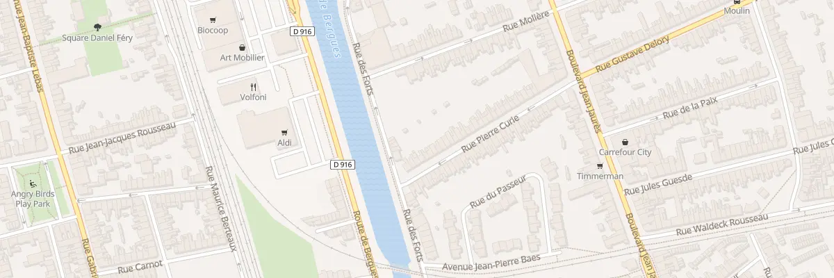 Plan du 54 Rue Pierre Curie à Coudekerque-Branche