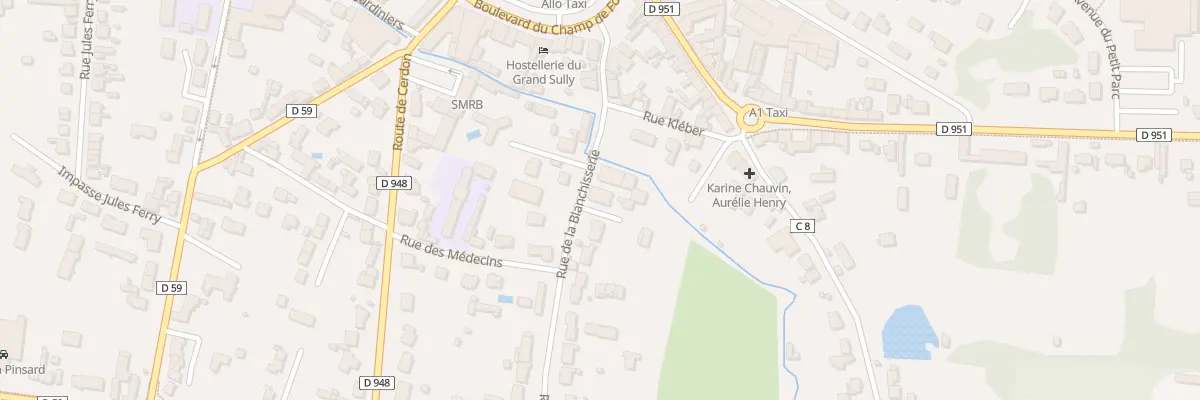 Plan du 9 Rue de la Blanchisserie à Sully-sur-Loire