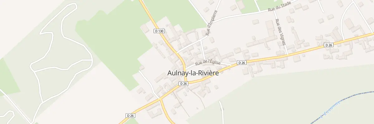 Plan du 1 Rue de l’Eglise à Aulnay-la-Rivière
