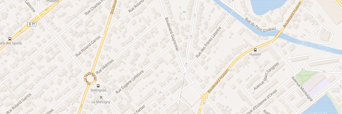 Plan du 19 Bd Guynemer à Viry-Châtillon