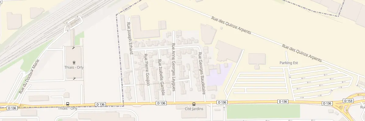 Plan du 12 Rue Anne Georges Leygues à Orly