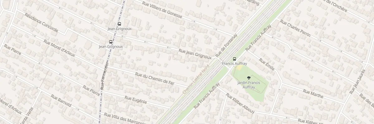 Plan du 9 Rue Jean Grignoux à Stains