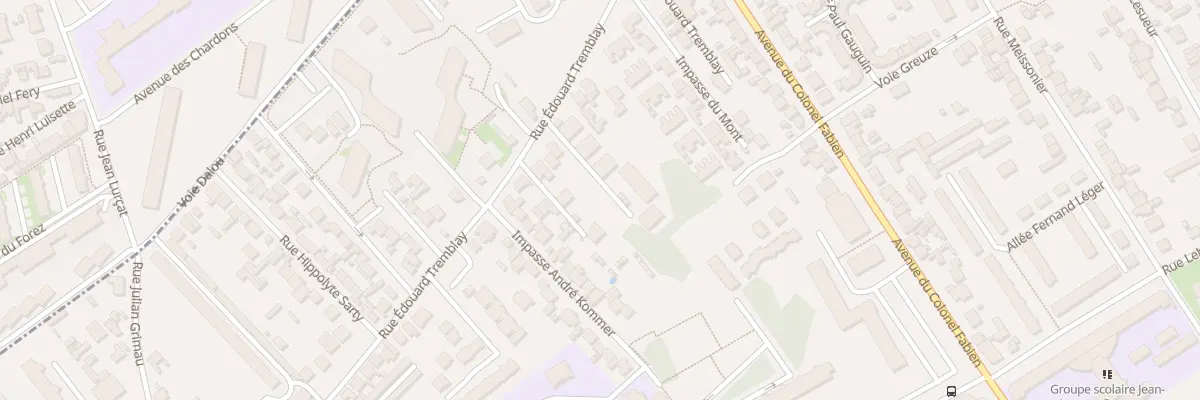Plan du 133 Rue Edouard Tremblay à Vitry-sur-Seine