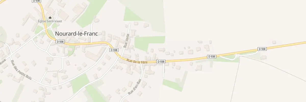 Plan du 257 Rue de la Fère à Nourard-le-Franc