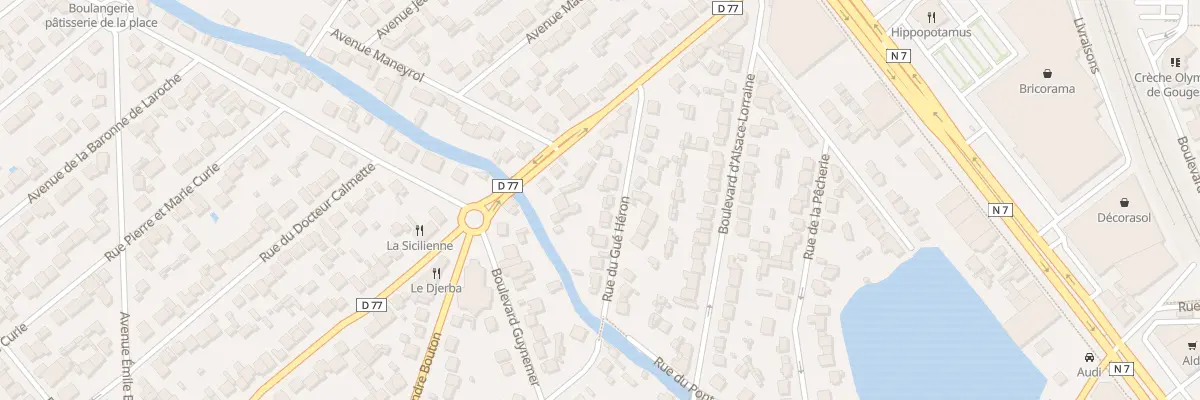 Plan du 12 Rue du Gue Heron à Viry-Châtillon