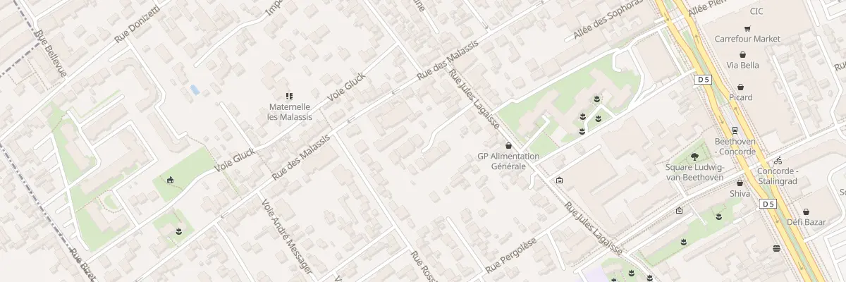 Plan du 135 Rue Jules Lagaisse à Vitry-sur-Seine