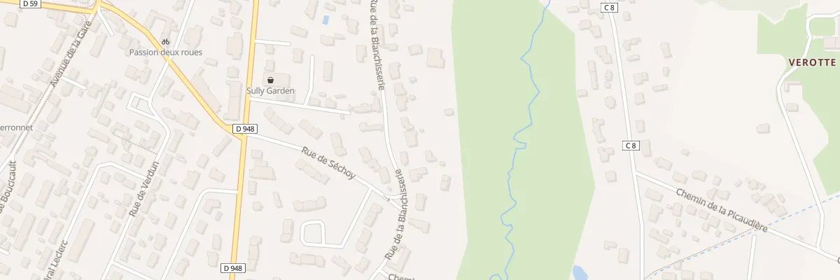 Plan du 39 Rue de la Blanchisserie à Sully-sur-Loire