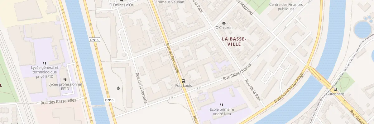 Plan du 59 Rue du Fort Louis à Dunkerque