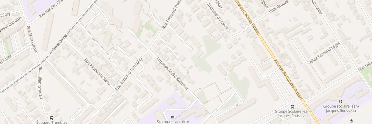Plan du 139B Rue Edouard Tremblay à Vitry-sur-Seine
