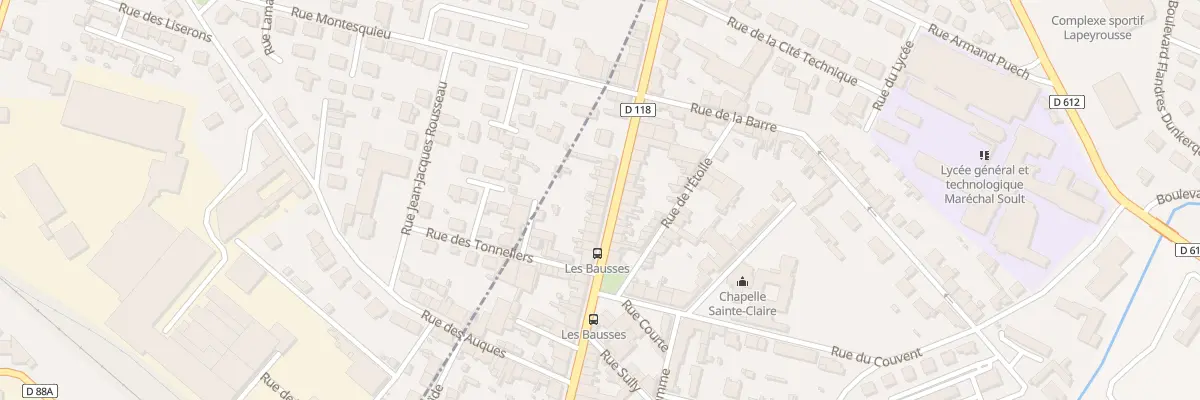 Plan du 83 Av Marechal Foch à Mazamet