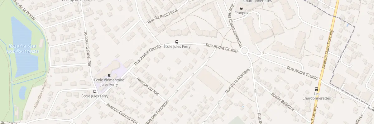 Plan du 23 Rue des Fauvettes à Sarcelles