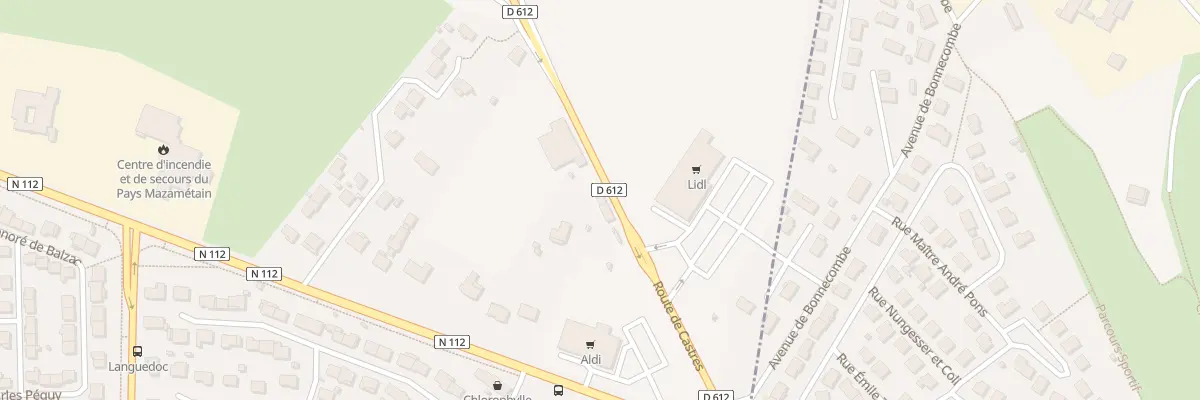 Plan du 229 Rte de Castres à Aussillon