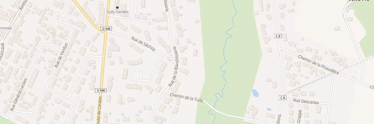 Plan du 47 Rue de la Blanchisserie à Sully-sur-Loire
