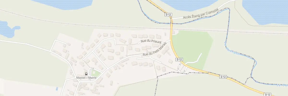 Plan du 5 Rue du Prieuré à Maysel