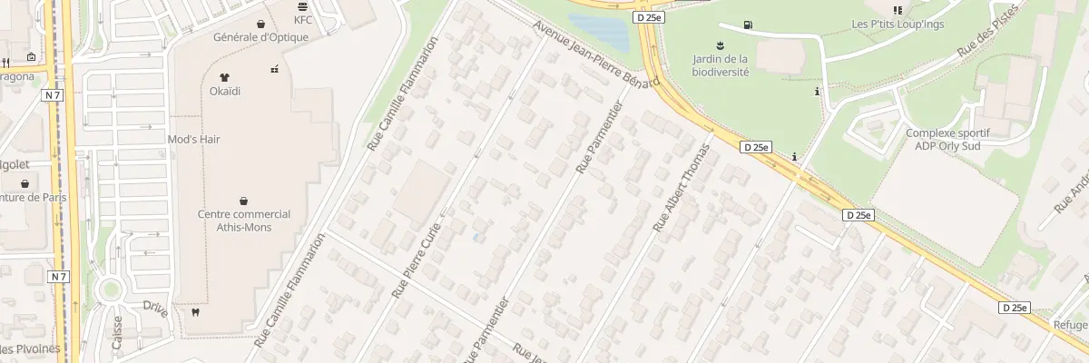 Plan du 18 Rue Parmentier à Athis-Mons
