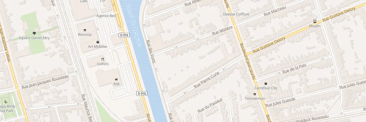 Plan du 8 Rue Molière à Coudekerque-Branche
