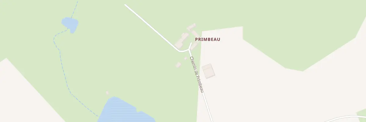Plan du 5296 Primbeau à Treignat