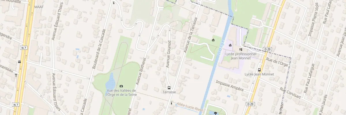 Plan du 8 Av Gounod à Juvisy-sur-Orge