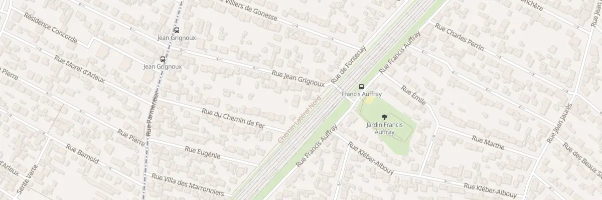 Plan du 37 Che Latéral Nord à Stains