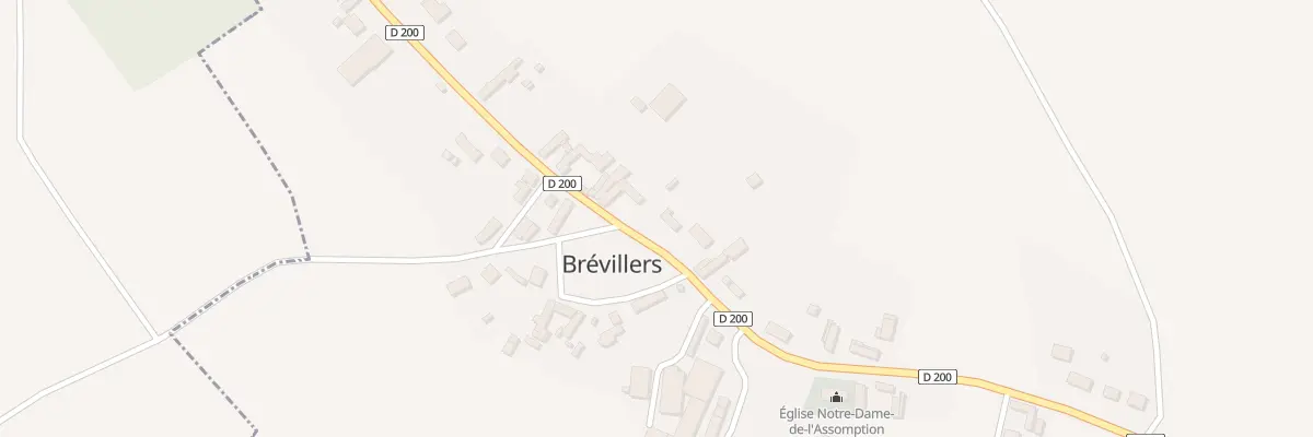 Plan du 13 Rue de Lucheux à Brévillers