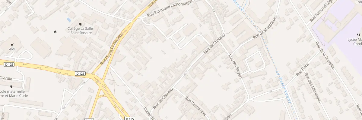Plan du 38 Rue du Chaussy à Sarcelles